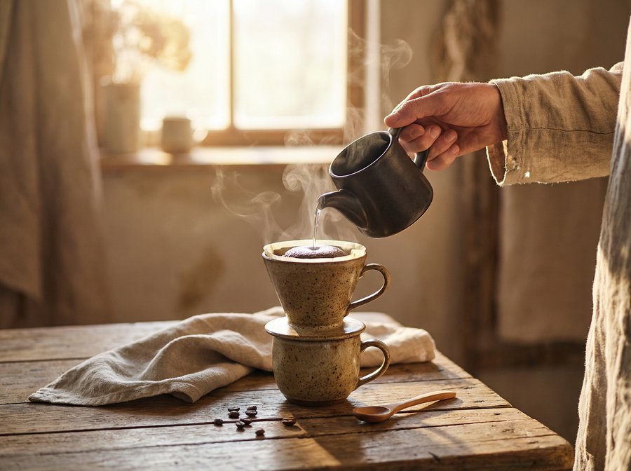 糖心Vlog 晨起手冲咖啡视频